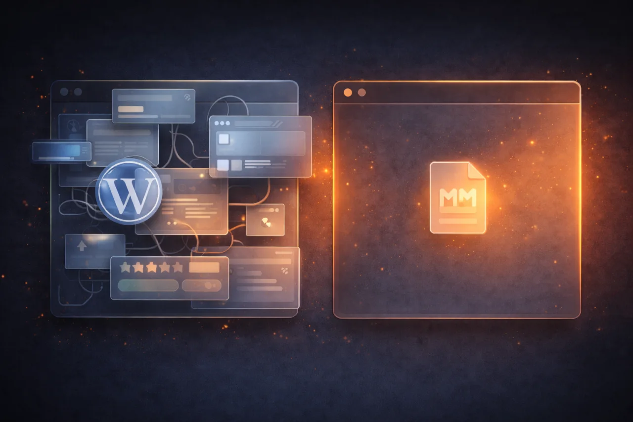 WordPress Was Fine. Here's Why I Left Anyway.